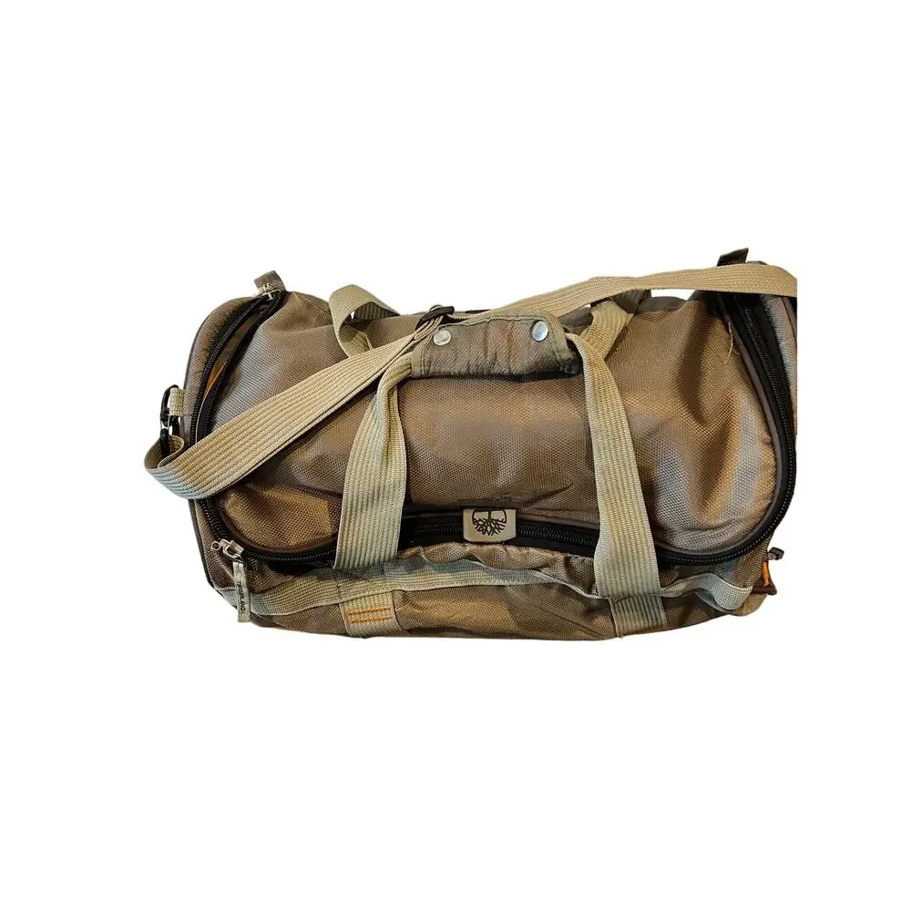 Timberland Brown Overnight Duffel Bag 22x12x12
